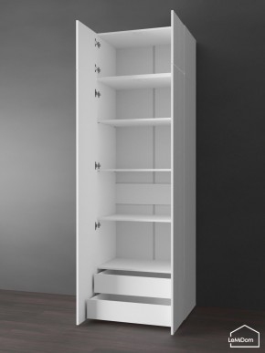 Шкаф с антресолью Linnea MHR-2POA-4 2450х800х510 (Белый-М 11.1.2) в Югорске - yugorsk.ok-mebel.com | фото 5
