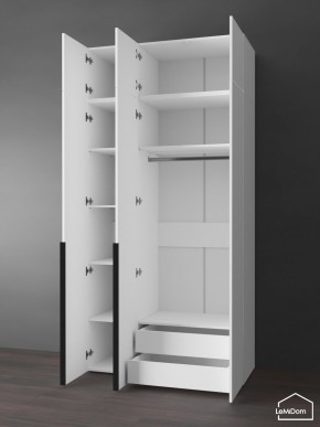 Шкаф с антресолью Linnea MHR-3A-2 2450х1200х510 (Белый-М 11.1.1) в Югорске - yugorsk.ok-mebel.com | фото 5