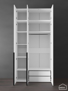 Шкаф с антресолью Linnea MHR-3A-2 2450х1200х510 (Белый-М 11.1.1) в Югорске - yugorsk.ok-mebel.com | фото 6