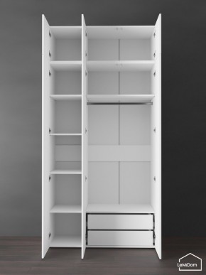 Шкаф с антресолью Linnea MHR-3POA-2 2450х1200х510 (Белый-М 11.1.1) в Югорске - yugorsk.ok-mebel.com | фото 6