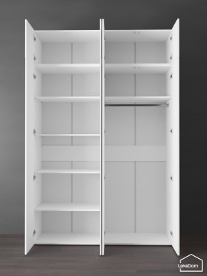 Шкаф с антресолью Linnea MHR-4POA-1 2450х1600х510 (Белый-М 11.1.1) в Югорске - yugorsk.ok-mebel.com | фото 4