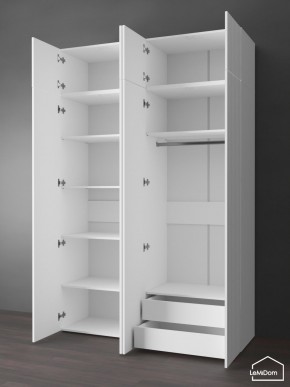 Шкаф с антресолью Linnea MHR-4POA-2 2450х1600х510 (Белый-М 11.1.1) в Югорске - yugorsk.ok-mebel.com | фото 6