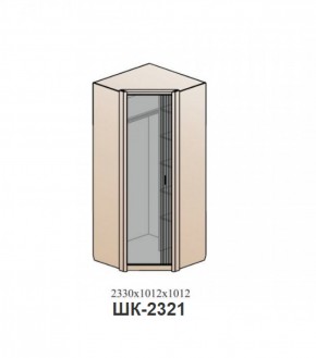 Шкаф ШЕР Дуб серый/айронвуд серебро (ШК-2321) в Югорске - yugorsk.ok-mebel.com | фото