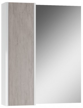 Шкаф-зеркало Uno 60 Дуб серый левый/правый Домино (DU1503HZ) в Югорске - yugorsk.ok-mebel.com | фото 2