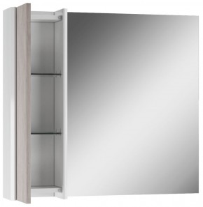 Шкаф-зеркало Uno 80 Дуб серый левый/правый Домино (DU1504HZ) в Югорске - yugorsk.ok-mebel.com | фото 4