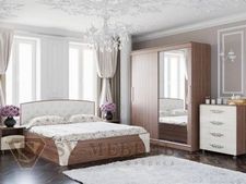 Спальный гарнитур Лагуна 7 со шкафом Квадро в Югорске - yugorsk.ok-mebel.com | фото 1