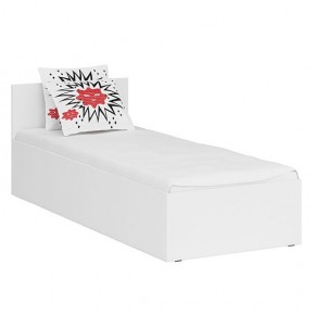 Стандарт Кровать 0800, цвет белый, ШхГхВ 83,5х203,5х70 см., сп.м. 800х2000 мм., без матраса, основание есть в Югорске - yugorsk.ok-mebel.com | фото