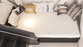 Стандарт Кровать 0900, цвет венге, ШхГхВ 93,5х203,5х70 см., сп.м. 900х2000 мм., без матраса, основание есть в Югорске - yugorsk.ok-mebel.com | фото 6