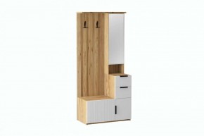 СТЕФАНИ-1 Прихожая (дуб крафт золотой/белый софт) в Югорске - yugorsk.ok-mebel.com | фото
