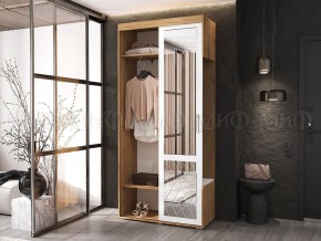 СТЕЛЛА-1 Прихожая (ЛДСП) дуб крафт/белый в Югорске - yugorsk.ok-mebel.com | фото 3