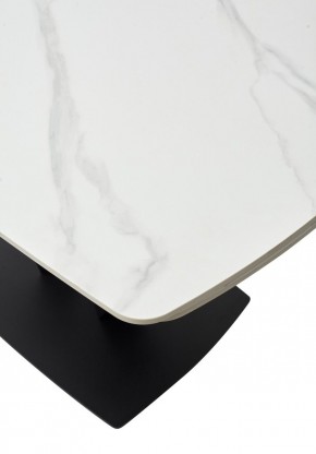 Стол ALATRI 120 MATT WHITE MARBLE SOLID CERAMIC / BLACK, ®DISAUR в Югорске - yugorsk.ok-mebel.com | фото 11