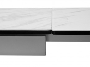 Стол BELLUNO 160 MARBLES KL-99 Белый мрамор матовый, итальянская керамика/ белый каркас, ®DISAUR в Югорске - yugorsk.ok-mebel.com | фото 9