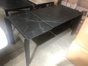 Стол CORNER 120 MATT BLACK MARBLE SOLID CERAMIC / BLACK, ®DISAUR в Югорске - yugorsk.ok-mebel.com | фото 12