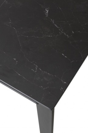 Стол CORNER 120 MATT BLACK MARBLE SOLID CERAMIC / BLACK, ®DISAUR в Югорске - yugorsk.ok-mebel.com | фото 5