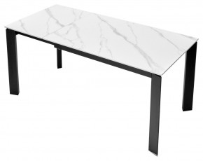 Стол CORNER 120 MATT WHITE MARBLE SOLID CERAMIC / BLACK, ®DISAUR в Югорске - yugorsk.ok-mebel.com | фото 7