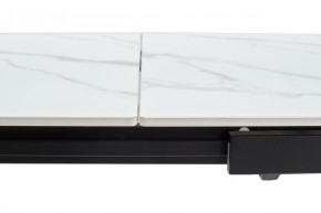 Стол CORNER 120 MATT WHITE MARBLE SOLID CERAMIC / BLACK, ®DISAUR в Югорске - yugorsk.ok-mebel.com | фото 8