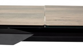 Стол CREMONA 180 KL-61 Под дерево, итальянская керамика / черный каркас, ®DISAUR в Югорске - yugorsk.ok-mebel.com | фото 4