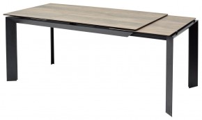 Стол CREMONA 180 KL-61 Под дерево, итальянская керамика / черный каркас, ®DISAUR в Югорске - yugorsk.ok-mebel.com | фото 7