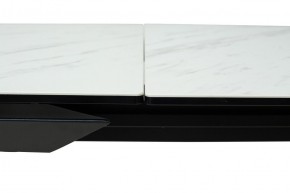 Стол CREMONA 180 KL-99 Белый мрамор матовый, итальянская керамика / черный каркас, ®DISAUR в Югорске - yugorsk.ok-mebel.com | фото 12