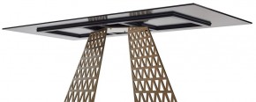 Стол ENNA 220 KL-188 Контрастный мрамор матовый, итальянская керамика/ каркас цвета шампань, ®DISAUR в Югорске - yugorsk.ok-mebel.com | фото 12