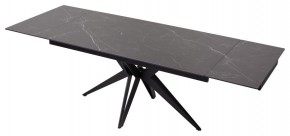Стол FORIO 160 MATT BLACK MARBLE SOLID CERAMIC / BLACK, ®DISAUR в Югорске - yugorsk.ok-mebel.com | фото 5