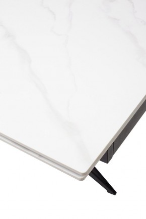 Стол FORIO 160 MATT WHITE MARBLE SOLID CERAMIC / BLACK, ®DISAUR в Югорске - yugorsk.ok-mebel.com | фото 9