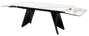 Стол IVAR 180 MARBLES KL-188 Контрастный мрамор, итальянская керамика, ®DISAUR в Югорске - yugorsk.ok-mebel.com | фото 9