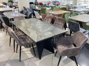 Стол IVAR 180 MARBLES KL-80 Серый мрамор, итальянская керамика, ®DISAUR в Югорске - yugorsk.ok-mebel.com | фото 11