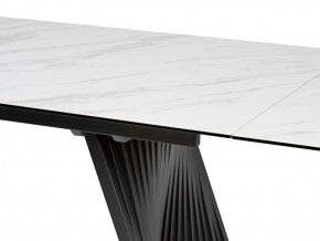 Стол IVAR 180 MARBLES KL-99 Белый мрамор, итальянская керамика/серый, ®DISAUR в Югорске - yugorsk.ok-mebel.com | фото 8