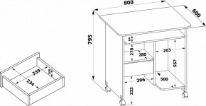 Стол компьютерный КСТ-10.1 в Югорске - yugorsk.ok-mebel.com | фото 4
