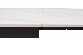 Стол LIVORNO 180 MATT WHITE MARBLE SOLID CERAMIC / BLACK, ®DISAUR в Югорске - yugorsk.ok-mebel.com | фото 3