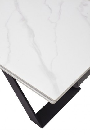 Стол LIVORNO 180 MATT WHITE MARBLE SOLID CERAMIC / BLACK, ®DISAUR в Югорске - yugorsk.ok-mebel.com | фото 9