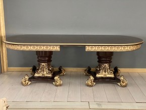 Стол овальный раскладной Изабелла (шпон) 2000(2400)*1100 в Югорске - yugorsk.ok-mebel.com | фото
