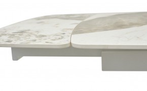 Стол RIVOLI 140 GLOSS LUXURY PANDORA SOLID CERAMIC / WHITE, ®DISAUR в Югорске - yugorsk.ok-mebel.com | фото 4