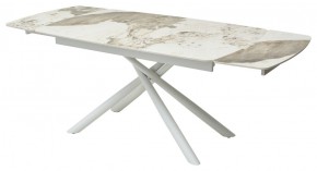 Стол RIVOLI 140 GLOSS LUXURY PANDORA SOLID CERAMIC / WHITE, ®DISAUR в Югорске - yugorsk.ok-mebel.com | фото 5