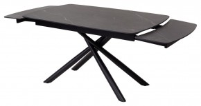 Стол RIVOLI 140 MATT BLACK MARBLE SOLID CERAMIC / BLACK, ®DISAUR в Югорске - yugorsk.ok-mebel.com | фото 6