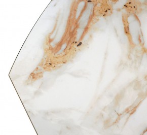 Стол TERAMO 135 GLOSS GRAND JADE SOLID CERAMIC, керамика, поворотн.механизм / Черный каркас, ®DISAUR в Югорске - yugorsk.ok-mebel.com | фото 13