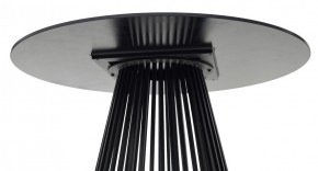 Стол TERNI 120 MATT BLACK MARBLE SOLID CERAMIC Черный мрамор матовый, керамика /Черн.каркас, ®DISAUR в Югорске - yugorsk.ok-mebel.com | фото 6