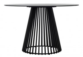 Стол TERNI 120 MATT BLACK MARBLE SOLID CERAMIC Черный мрамор матовый, керамика /Черн.каркас, ®DISAUR в Югорске - yugorsk.ok-mebel.com | фото 7