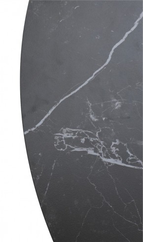 Стол TERNI 120 MATT BLACK MARBLE SOLID CERAMIC Черный мрамор матовый, керамика /Черн.каркас, ®DISAUR в Югорске - yugorsk.ok-mebel.com | фото 9