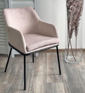 Стул АЛИСТЕР, цвет RAIN 2 какао велюр / черный каркас М-City в Югорске - yugorsk.ok-mebel.com | фото 3