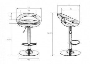 Стул барный DOBRIN DISCO LM-1010 (черный) в Югорске - yugorsk.ok-mebel.com | фото 2