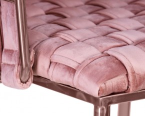Стул барный DOBRIN EMMA ROSE GOLD, розовый велюр (VF-10) в Югорске - yugorsk.ok-mebel.com | фото 7