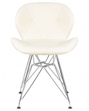 Стул обеденный DOBRIN BUTTERFLY CHROME, ножки хром, цвет кремовый в Югорске - yugorsk.ok-mebel.com | фото 6