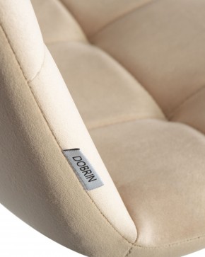 Стул обеденный DOBRIN CHILLY, Бежевый Holland 07, основание черный в Югорске - yugorsk.ok-mebel.com | фото 10