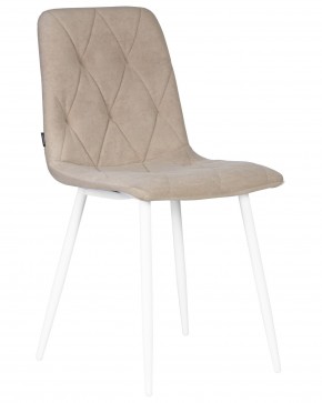Стул обеденный DOBRIN CHILLY ROMBO, Капучино Simple 05, основание белый в Югорске - yugorsk.ok-mebel.com | фото