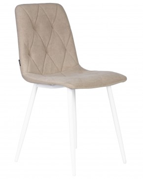 Стул обеденный DOBRIN CHILLY ROMBO, Капучино Simple 05, основание белый в Югорске - yugorsk.ok-mebel.com | фото 2