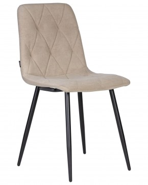 Стул обеденный DOBRIN CHILLY ROMBO, Капучино Simple 05, основание черное в Югорске - yugorsk.ok-mebel.com | фото