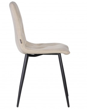 Стул обеденный DOBRIN CHILLY ROMBO, Капучино Simple 05, основание черное в Югорске - yugorsk.ok-mebel.com | фото 3