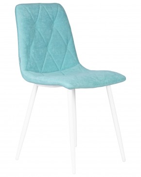 Стул обеденный DOBRIN CHILLY ROMBO, Тиффани Simple 51, основание белый в Югорске - yugorsk.ok-mebel.com | фото 2